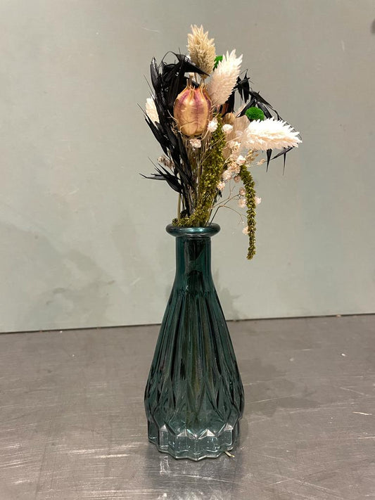 Vase fleuri - fleurs séchées