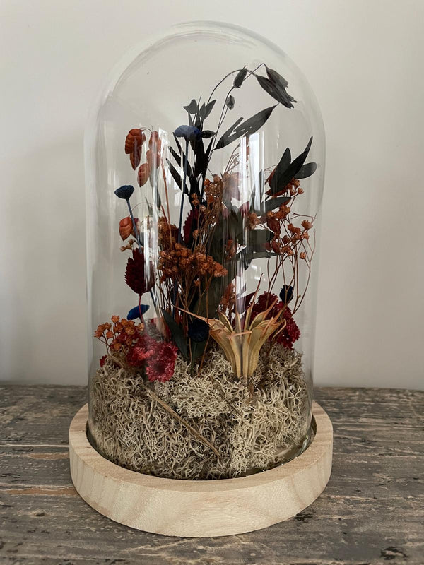 Globe fleuri - fleurs séchées