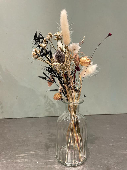 Vase fleuri - fleurs séchées