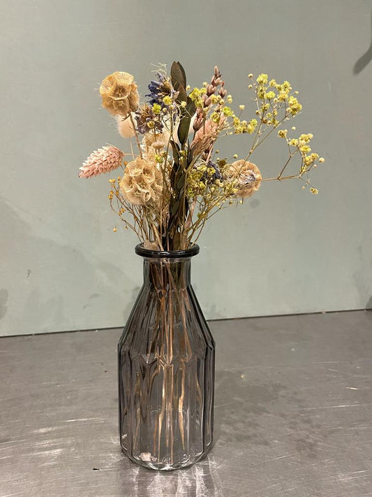 Vase fleuri - fleurs séchées