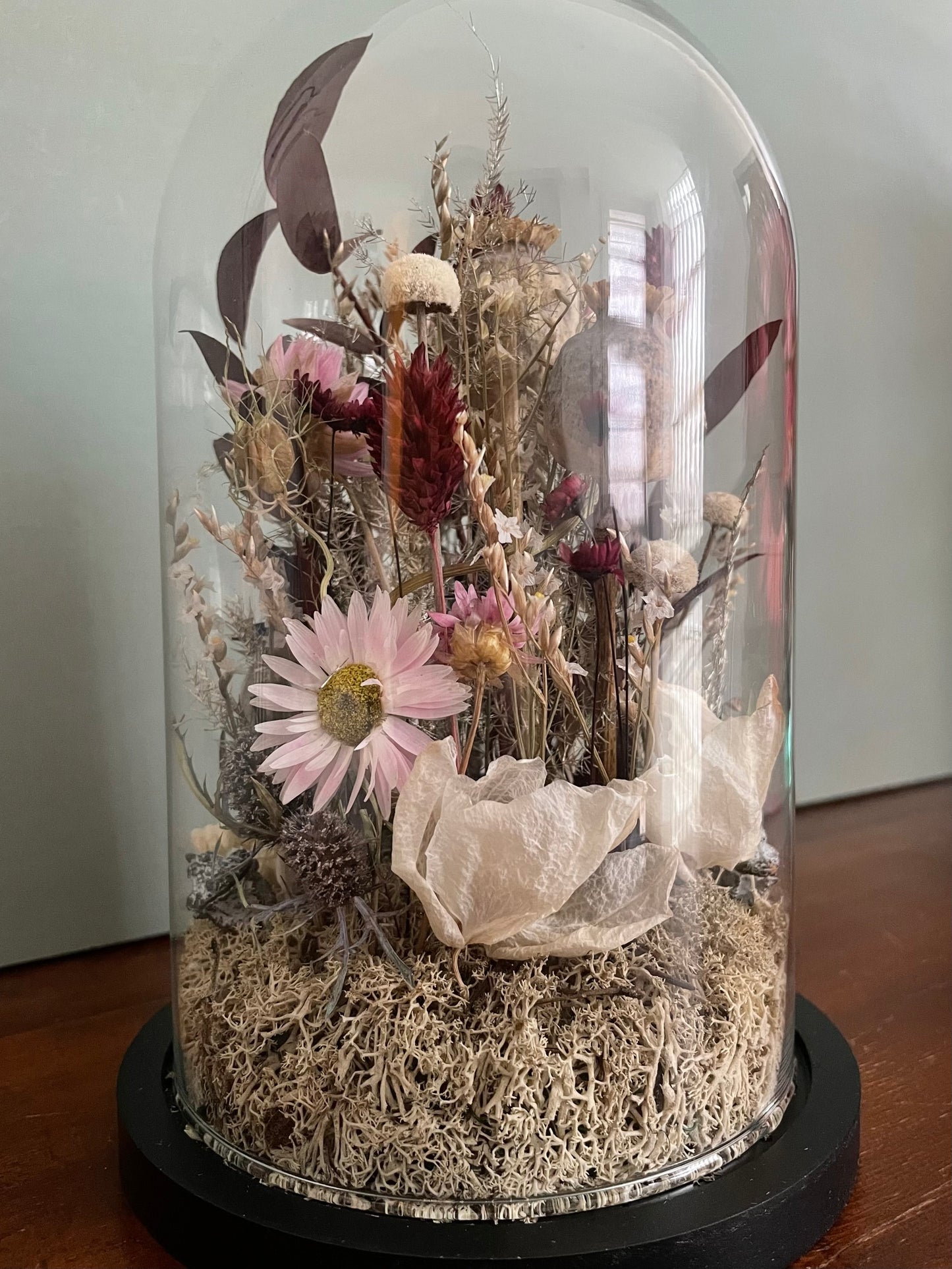 Globe fleuri - fleurs séchées