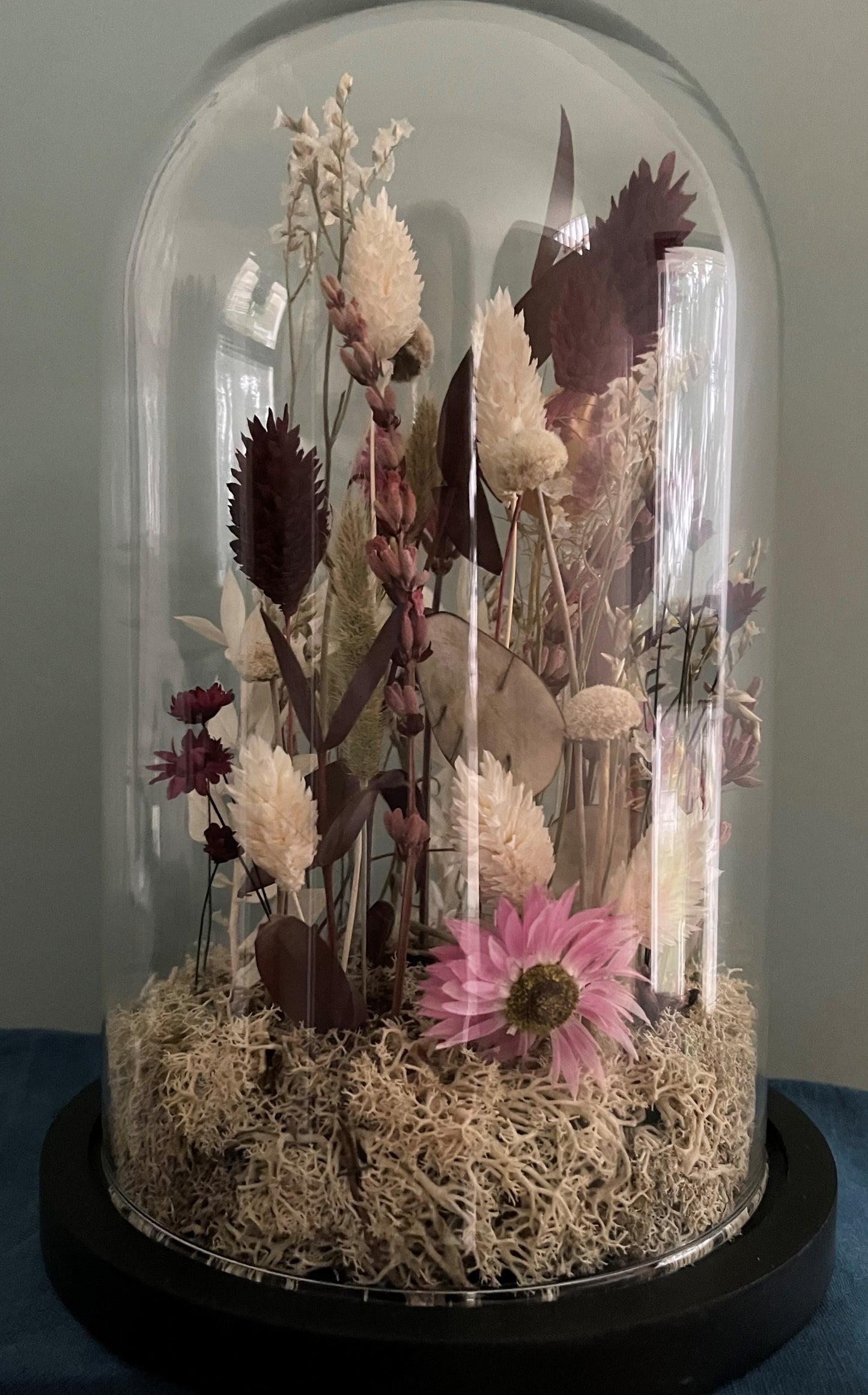 Globe fleuri - fleurs séchées