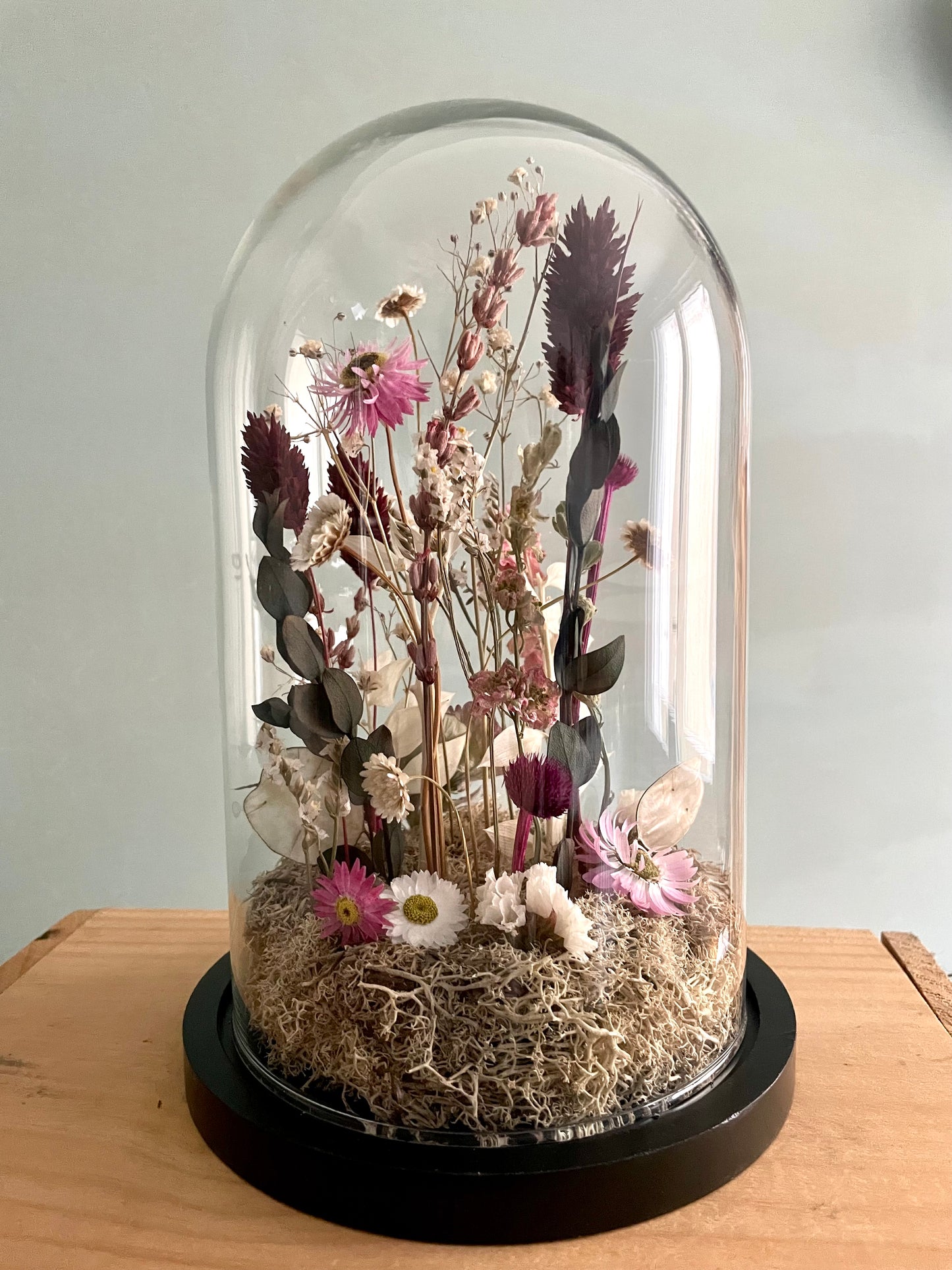 Globe fleuri - fleurs séchées