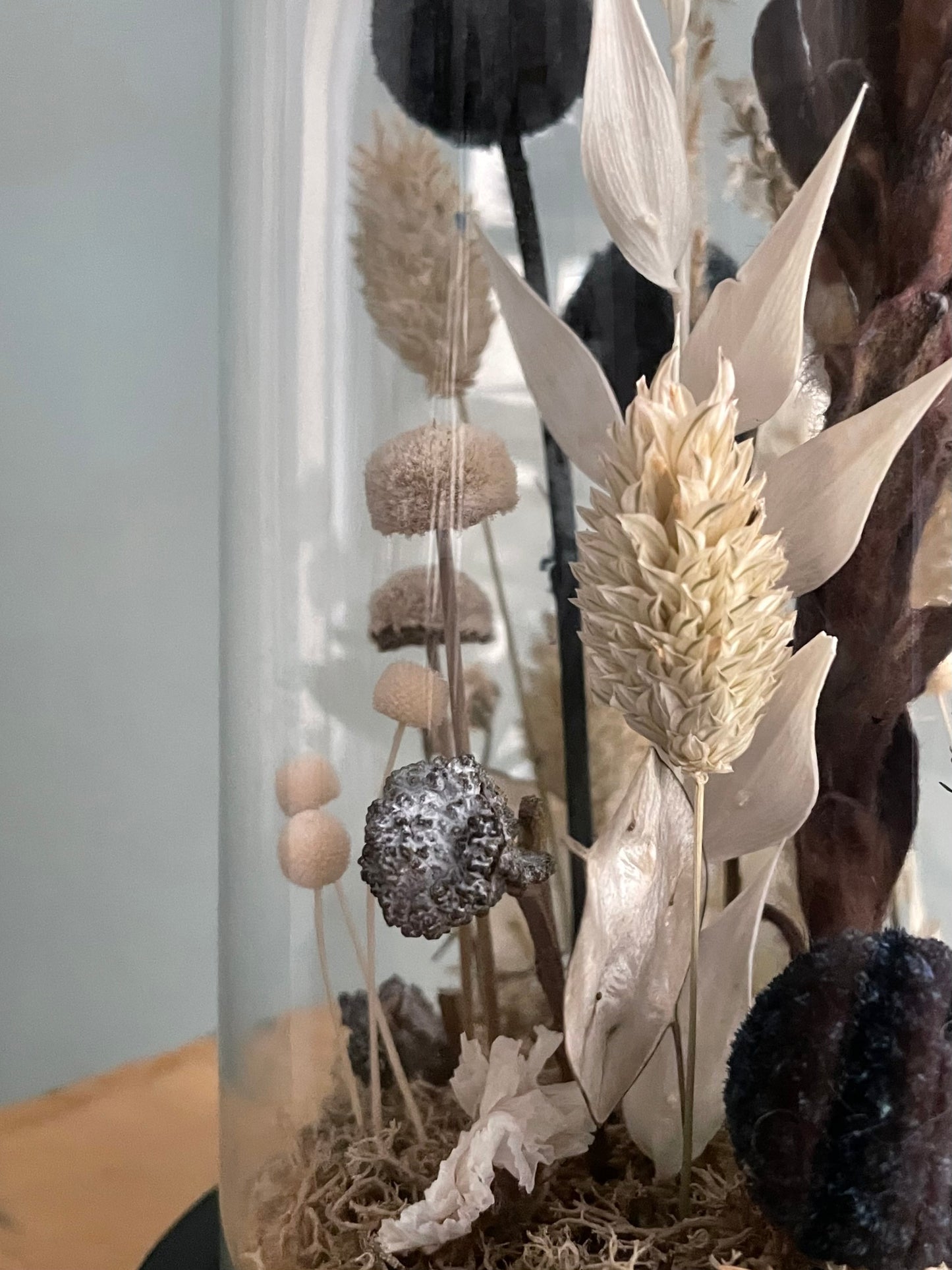 Globe fleuri - fleurs séchées