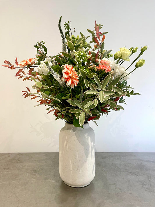 Vase en céramique blanc