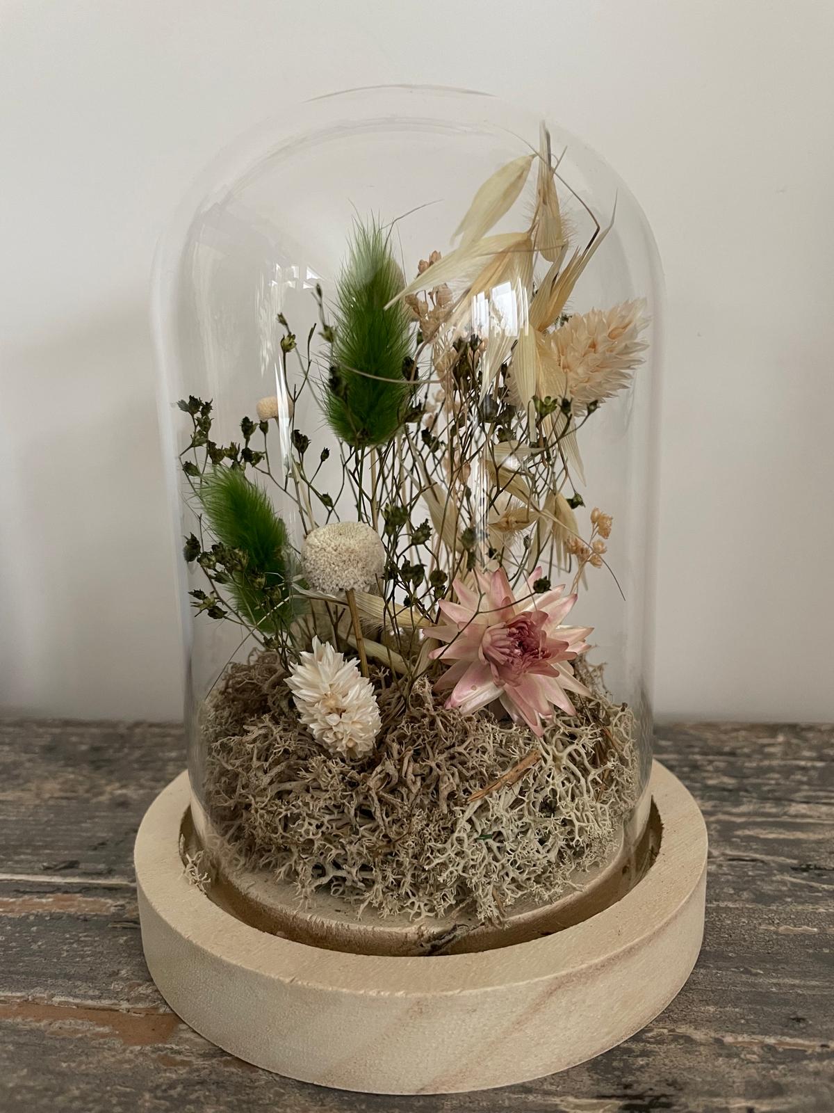 Globe fleuri - fleurs séchées