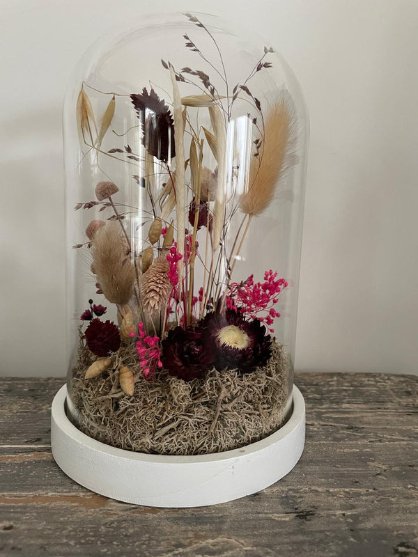 Globe fleuri - fleurs séchées
