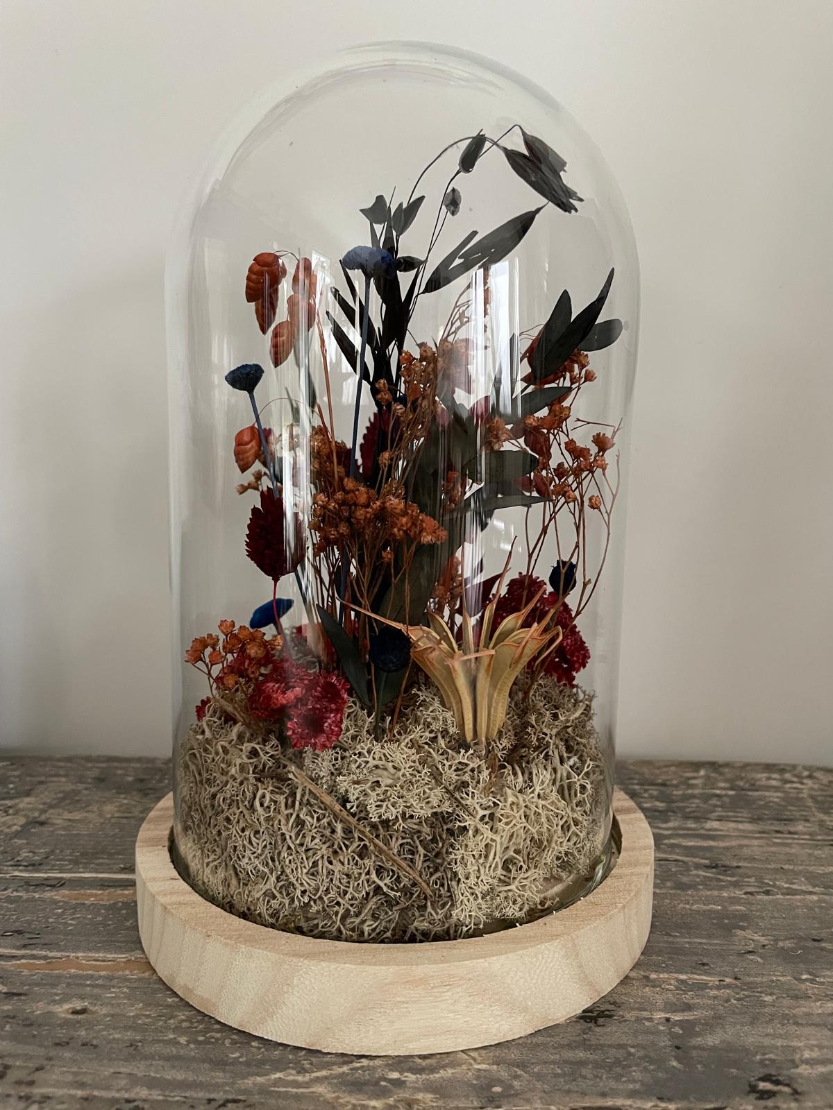 Globe fleuri - fleurs séchées