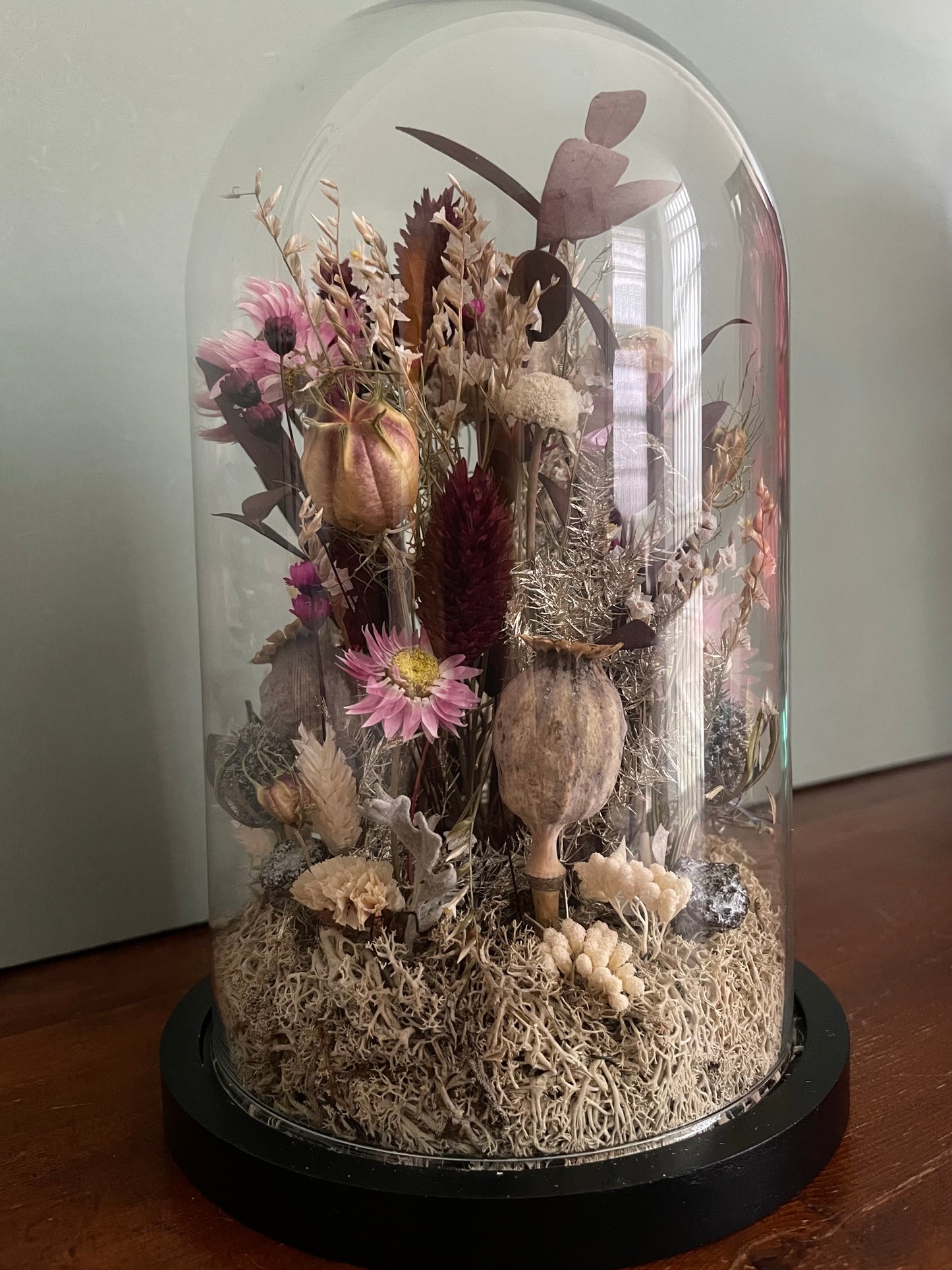 Globe fleuri - fleurs séchées