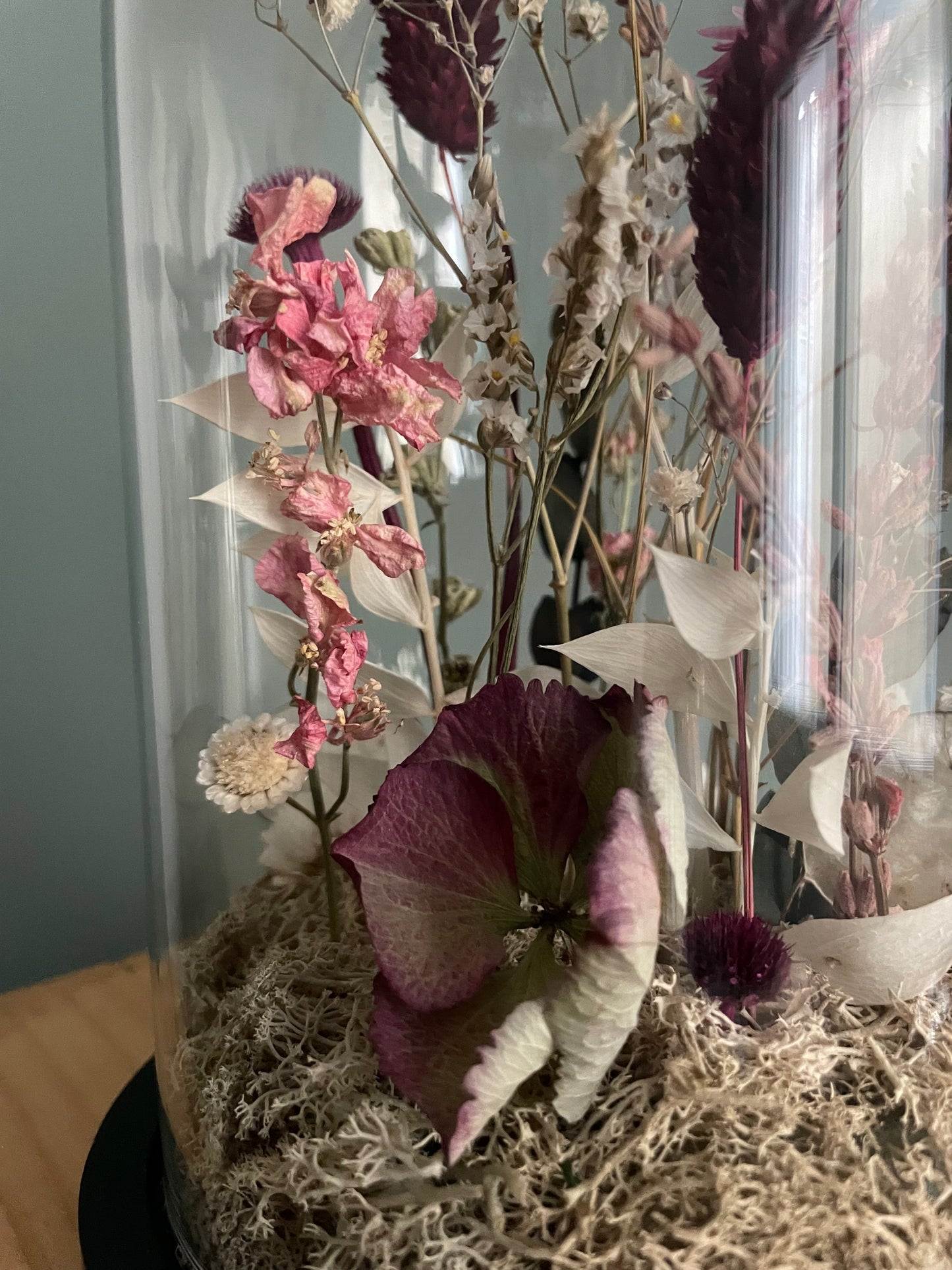 Globe fleuri - fleurs séchées