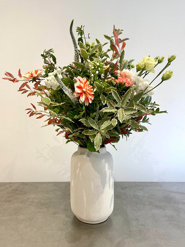Vase en céramique blanc